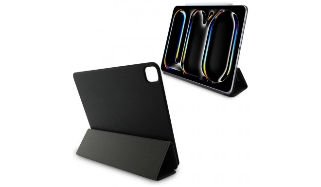 Karl Lagerfeld KLFC13PM24SAKCK iPad Pro 13" 2024 raamatuümbris must Saffiano magnetiline Karl &Ch