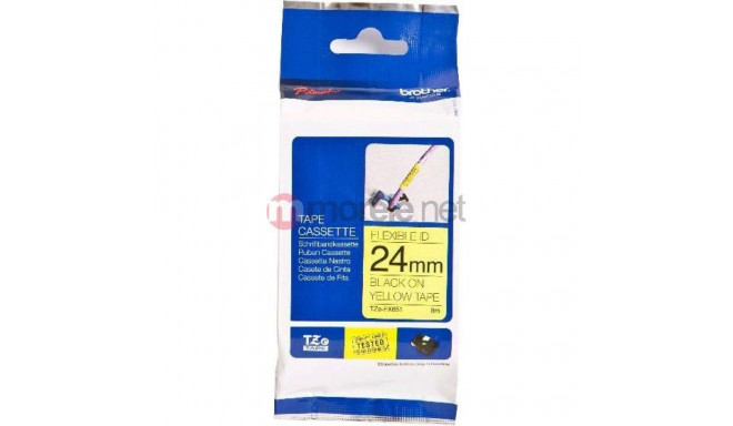 Brother teip TZEFX651 (must kollasel)