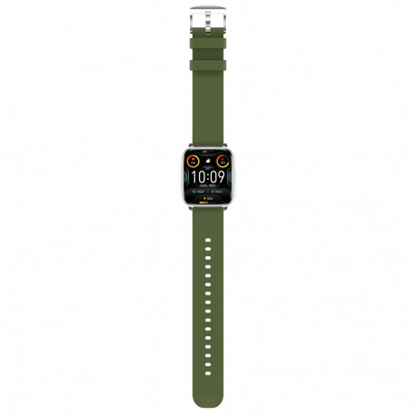 myPhone Watch Pastel | Smart watch | AMOLED | 1.75" | Waterproof | Silver Green