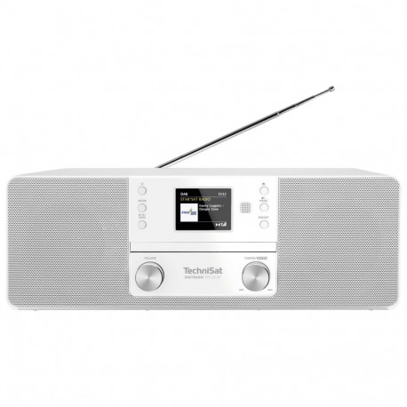 TechniSat Digitradio 370 CD BT DAB+ raadio valge