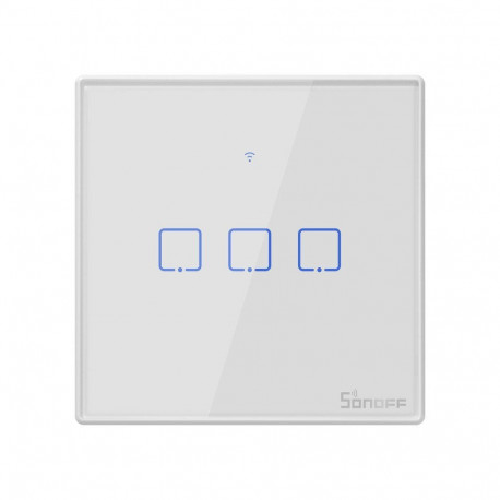 Smart Switch WiFi + RF 433 Sonoff T2 EU TX (3-channel)