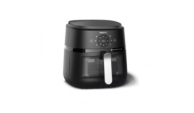 Hot air fryer Philips 2000 Series NA231/00, 6.2l, black