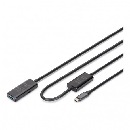 Digitus | Active USB 3.2 Gen1 5G extension cable | DA-73111 | USB-C to USB-A