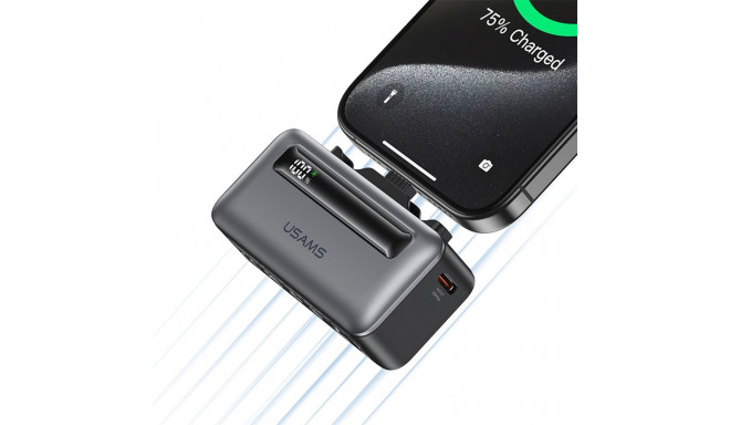USAMS Powerbank 4500mAh USB-C/Lightning 20W PD Fast Charge tarnish XB Series 4K5CD23301 (US-C