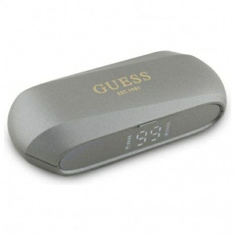 Guess Bluetooth headphones GUTWSC2MCDSE TWS + docking station taupe Elongated Metallic Printed Logo