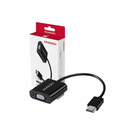 AXAGON aktiivne konverter HDMI–VGA 0.15 m