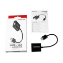 AXAGON aktiivkonverter HDMI-VGA 0,15 m