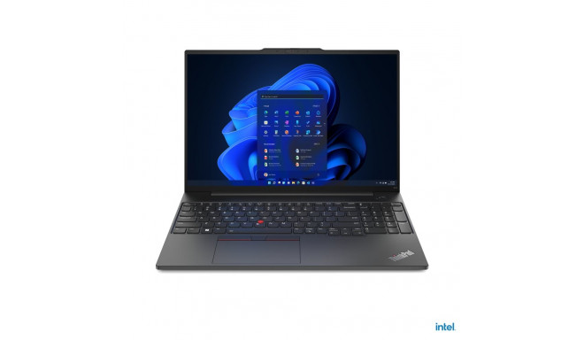 Lenovo ThinkPad E16 | grafiitmust | 16" | IPS | WUXGA | 1920 x 1200 pikslit | peegeldusvastane | Int