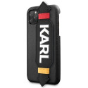 Karl Lagerfeld KLHCN58HDAWBK iPhone 11Pro 5.8" must kõvakorpus rihmaga