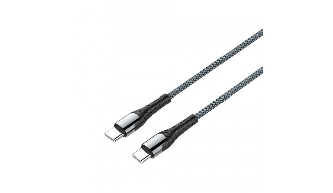 ColorWay kaabel USB-C - USB-C PD Fast Charging 65W 3А 1m (CW-CBPDCC040-GR)