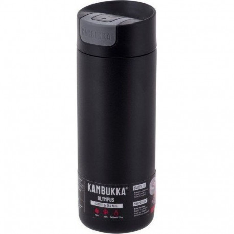 Kambukka Olympus Matte Black - thermal mug 500 ml