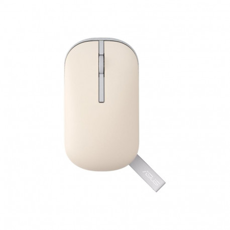 Asus Marshmallow Mouse MD100 hiir 2.4 GHz, Bluetooth beež