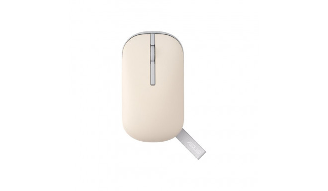 Asus Marshmallow Mouse MD100 hiir 2.4 GHz, Bluetooth beež