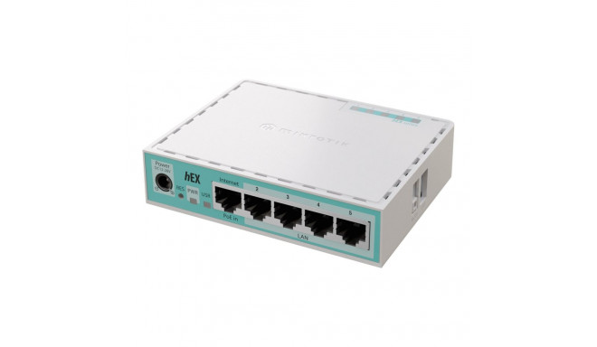 MikroTik RouterBOARD hEX E50UG 10/100/1000 Mbit/s Ethernet LAN (RJ-45) pordid 5 võrguseadmel võrgusi