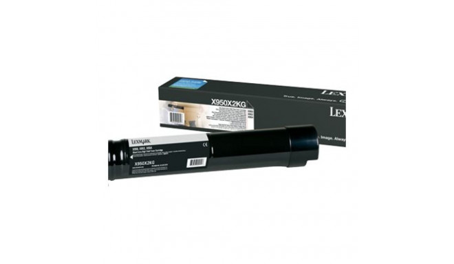 Lexmark X950X2KG | X95x must eriti suure tootlikkusega toonerikassett (32K) | kassett | must