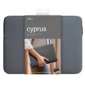 UNIQ bag Cyprus laptop Sleeve 16" onyx water-resistant neoprene UNIQ bag Cyprus laptop Sleeve 16" onyx water-resistant neoprene