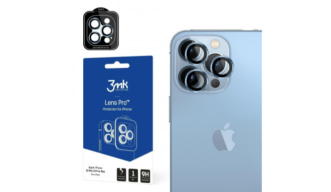 3MK Lens Protection Pro iPhone 13 Pro /13 Pro Max blue/sierra blue Camera lens protection with mount