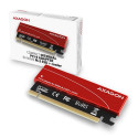 Axagon PCIe x16 M.2 NVMe Adapter + Passiivne Jahuti