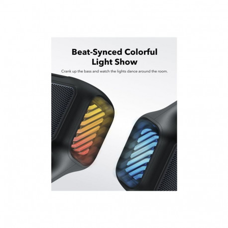 Anker Soundcore Boom 2 80 W veekindel juhtmevaba kaasaskantav Bluetooth kõlar phantom must