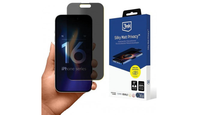 3MK Silky Matt Privacy iPhone 16 Pro Max6.9" Privacy Film