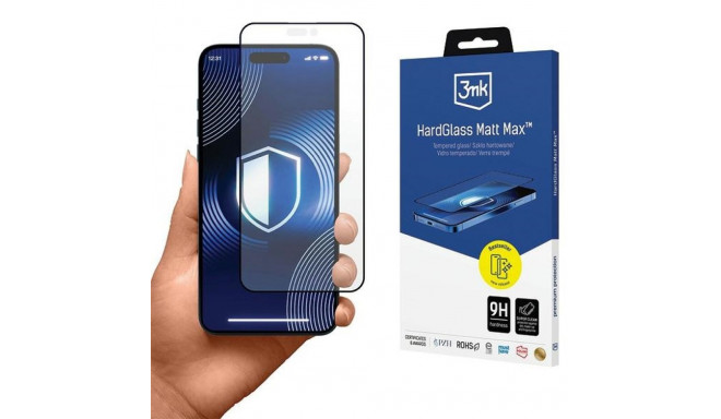 3MK HardGlass Matt Max iPhone 16 6.1-tolline