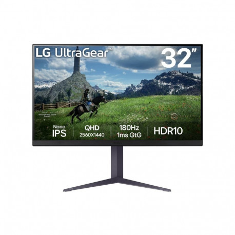LG 32GS85Q-B 32" IPS QHD 16:9 180 Hz 1 ms 2560 x 1440 pikslit 350 cd/m² 2 HDMI-porti