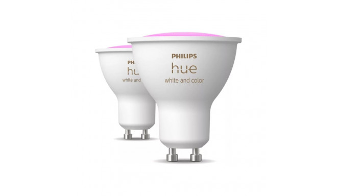 Philips Hue nutikas kohtvalgusti, 2 tk komplekt | GU10 | 4.2 W | Soe kuni jahe valge ja värviline.