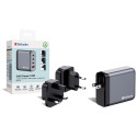 Verbatim GaN 140W seinalaadija 3xUSB-C/USB-A + EL/UK/US adapter GNC-140 32203