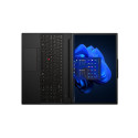 Lenovo ThinkPad P16s must 16" IPS WUXGA 1920 x 1200 pikslit peegeldusvastane Intel Core U7 155H 32 G