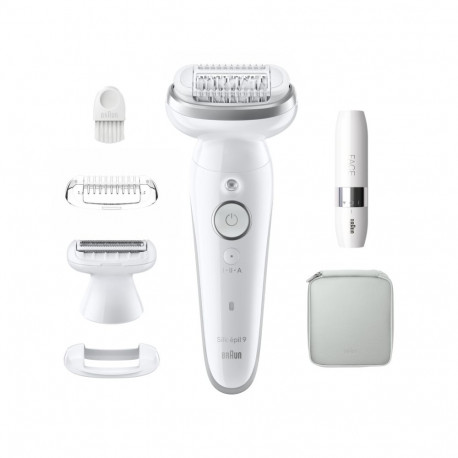 Braun SES9-341 Silk•epil 9 epilaator + FS1000 mini raseerija näole