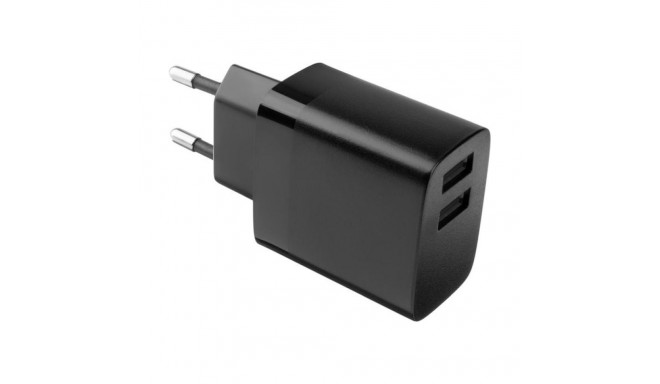 Fixed | Kahe USB-pordiga reisilaadija 17W | FIXC17N-2U-BK