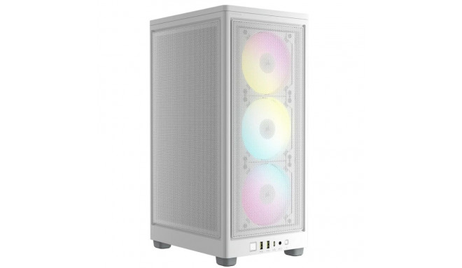 Corsair | RGB AIRFLOW PC Case | 2000D | White | Mini-ITX | Power supply included No | SFX
