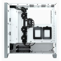 Corsair | Tempered Glass Mid-Tower ATX Case | iCUE 4000X RGB | Side window | White | Mid-Tower | Pow