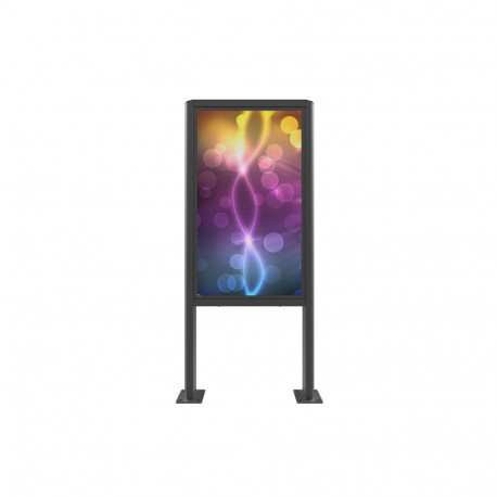 Edbak põrandastatiiv POK101 55" maksimaalne kaal 80 kg must