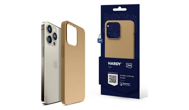 3MK Hardy Case iPhone 15 Pro 6.1" tume kuldne MagSafe