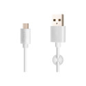 Fixed | Andmeside- ja laadimiskaabel USB/USB-C pistikutega | Valge