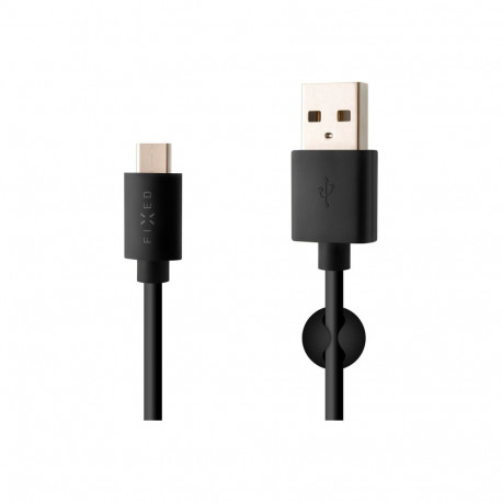 Fixed andmeside- ja laadimiskaabel USB/USB-C ühendustega must
