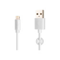 Fixed | Andmeside- ja laadimiskaabel USB/lightning pistikutega | Valge