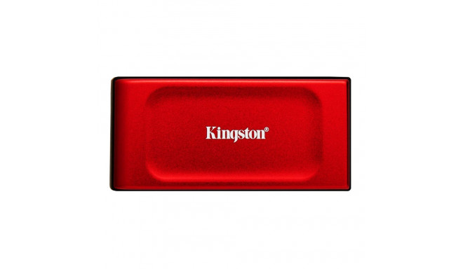 Kingston Technology 2TB XS1000 punane väline USB 3.2 Gen 2 kaasaskantav pooljuhtketas