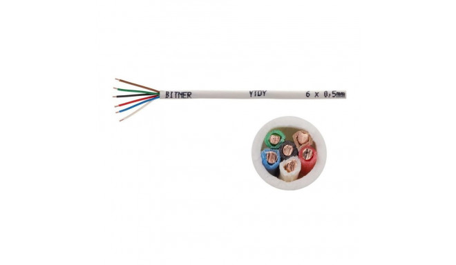 ALARM CABLE BITNER YTDY 6X0.5 - 100M