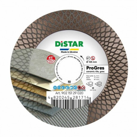 DISTAR PRO GRES DIAMOND BLADE 125 x 1,9 x 8/20 x 22,23mm