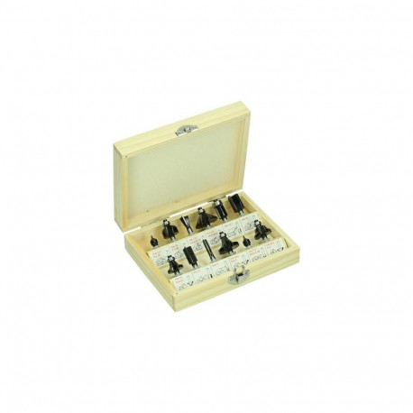 12-osaline freesiterade komplekt 6 mm varrega