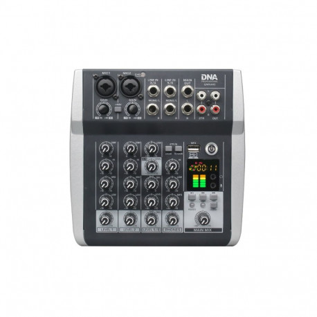 DNA QMX602 Analog Sound Mixer 6 Channels Blue