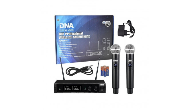 DNA DJ DUAL VOCAL juhtmevabad vokaalmikrofonid