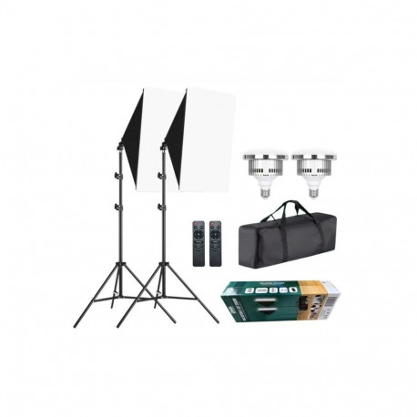 DNA SOFTBOX 1 SET 2X60W rectangular reflector 50x70