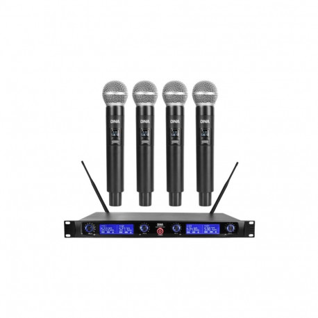 DNA juhtmevaba mikrofoni komplekt WM4 VOCAL SET 4x Broadcast