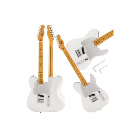 V-TONE elektrikitarr ETL39 4/4 telecaster, valge