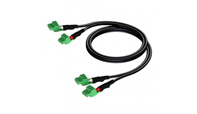 AUDAC CLA830 signaalikaabel 1 m must, roheline