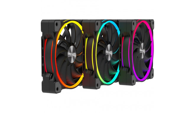 Alpenföhn Wing Boost 3 arvutikorpus, protsessori ventilaator 12 cm must 3 tk