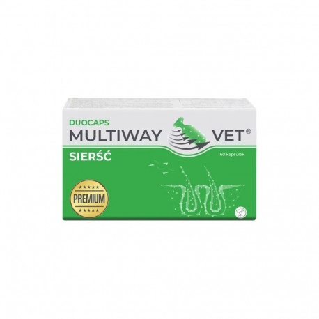 JM SANTE Multiway Vet Duocaps - keeratavad kapslid karva ja naha jaoks koertele ja kassidele – 60 tk